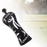 Maxbell Durable Golf Wood Head Cover Golf Club Headcover Protection Golfer Gift PU Black UT - Aladdin Shoppers