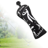 Maxbell Durable Golf Wood Head Cover Golf Club Headcover Protection Golfer Gift PU Black UT - Aladdin Shoppers