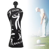 Maxbell Durable Golf Wood Head Cover Golf Club Headcover Protection Golfer Gift PU Black UT - Aladdin Shoppers