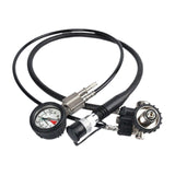 Scuba Diving Pressure Gauges for Air Respirator Water Sports Regulator Hose