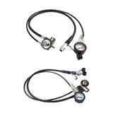 Scuba Diving Pressure Gauges for Air Respirator Water Sports Regulator Hose