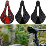 Maxbell Mountain Bike Saddle Cylce Cushion MTB Road Bicycle Seat Red 240x143MM - Aladdin Shoppers