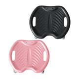 Maxbell Non Slip Abdominal Plate Roller Trainer 4 Wheel Fitness Equipment Black - Aladdin Shoppers