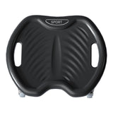 Maxbell Non Slip Abdominal Plate Roller Trainer 4 Wheel Fitness Equipment Black - Aladdin Shoppers