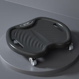 Maxbell Non Slip Abdominal Plate Roller Trainer 4 Wheel Fitness Equipment Black - Aladdin Shoppers