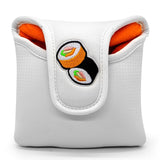 Maxbell Golf Mallet Putter Cover Club Head Covers Thick Lining Square for Men Women White - Aladdin Shoppers