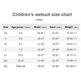 Maxbell Kids Wetsuits Jumpsuit 3mm Neoprene Long Sleeve Back Zip Summer Diving Suit Blue 2XL - Aladdin Shoppers