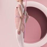 Maxbell Yoga Rod Open Shoulder Posture Corrector Pilates for Shaping Dance Pink - Aladdin Shoppers