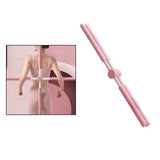 Maxbell Yoga Rod Open Shoulder Posture Corrector Pilates for Shaping Dance Pink - Aladdin Shoppers