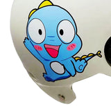 Maxbell Outdoor Bike Helmet Bicycle Headgear Unisex Head Protector for Sports Biking White Small Dragon - Aladdin Shoppers