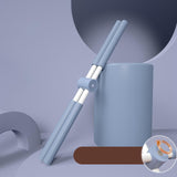 Maxbell Yoga Stick Open Shoulder Fitness Pilates Stretching for Beautifying Blue - Aladdin Shoppers