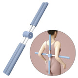 Maxbell Yoga Stick Open Shoulder Fitness Pilates Stretching for Beautifying Blue - Aladdin Shoppers