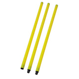 Maxbell 2xFootball Door Pole Training Tool Sign Obstacle Marker Rod 3 Pieces Sign pole