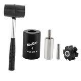 Maxbell Fork Nut Setter for 1 1/8 inch Tube Headset Nut Installer Black with Hammer - Aladdin Shoppers
