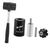 Maxbell Fork Nut Setter for 1 1/8 inch Tube Headset Nut Installer Black with Hammer - Aladdin Shoppers