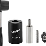 Maxbell Fork Nut Setter for 1 1/8 inch Tube Headset Nut Installer Black with Hammer - Aladdin Shoppers