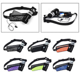 Maxbell Running Belt Fanny Pack Reflective Strips Waist Wallet for Workout Black - Aladdin Shoppers