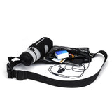 Maxbell Running Belt Fanny Pack Reflective Strips Waist Wallet for Workout Black - Aladdin Shoppers