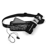 Maxbell Running Belt Fanny Pack Reflective Strips Waist Wallet for Workout Black - Aladdin Shoppers