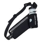 Maxbell Running Belt Fanny Pack Reflective Strips Waist Wallet for Workout Black - Aladdin Shoppers