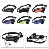 Maxbell Running Belt Fanny Pack Reflective Strips Waist Wallet for Workout Black - Aladdin Shoppers