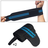Maxbell Breathable Wrist Brace Wrist Compression Strap Support for Working Out Blue - Aladdin Shoppers
