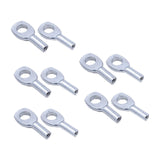 Maxbell 2x10 Pieces Heavy Duty Steel Wire Rope Eyelets for 5mm Fitness Steel Wire Rope