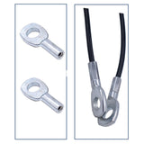 Maxbell 2x10 Pieces Heavy Duty Steel Wire Rope Eyelets for 5mm Fitness Steel Wire Rope