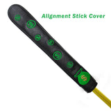 Maxbell Waterproof PU Leather Golf Alignment Stick Headcover Holder Embroidered Green - Aladdin Shoppers