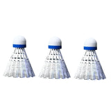 Maxbell 3Pcs LED Badminton Shuttlecocks Glow in The Dark Birdie Balls White - Aladdin Shoppers