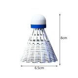 Maxbell 3Pcs LED Badminton Shuttlecocks Glow in The Dark Birdie Balls White - Aladdin Shoppers