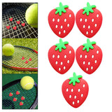 Maxbell Tennis Vibration Dampener Shock Absorber Tennis Dampener for Outdoor Sports Red Strawberry - Aladdin Shoppers