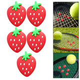 Maxbell Tennis Vibration Dampener Shock Absorber Tennis Dampener for Outdoor Sports Red Strawberry - Aladdin Shoppers