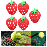 Maxbell Tennis Vibration Dampener Shock Absorber Tennis Dampener for Outdoor Sports Red Strawberry - Aladdin Shoppers
