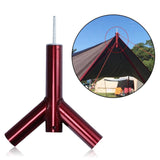 Maxbell Camping Y Fork Tent Tarp Poles Aluminum Alloy for Camping Backpacking Sport - Aladdin Shoppers