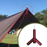 Maxbell Camping Y Fork Tent Tarp Poles Aluminum Alloy for Camping Backpacking Sport - Aladdin Shoppers
