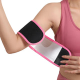 Maxbell 2x Sauna Sweaty Arm Strap Arm Trimmer Bands for Sports Trainer Women pink - Aladdin Shoppers