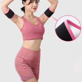 Maxbell 2x Sauna Sweaty Arm Strap Arm Trimmer Bands for Sports Trainer Women pink - Aladdin Shoppers