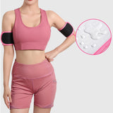 Maxbell 2x Sauna Sweaty Arm Strap Arm Trimmer Bands for Sports Trainer Women pink - Aladdin Shoppers