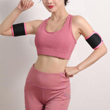 Maxbell 2x Sauna Sweaty Arm Strap Arm Trimmer Bands for Sports Trainer Women pink - Aladdin Shoppers