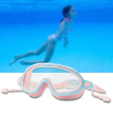 Maxbell Kids Swim Goggles with Earplug Swimming Glasses for Children Adjustable Pink - Aladdin Shoppers