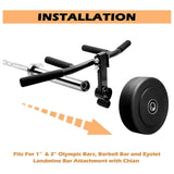Maxbell Portable T Bar Row Platform Barbell Attachment for Deadlift Squat Exercises - Aladdin Shoppers