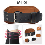 Maxbell PU Leather Weight Lifting Belt Black Training Gym Building UniversalWomen M - Aladdin Shoppers