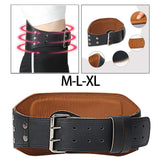 Maxbell PU Leather Weight Lifting Belt Black Training Gym Building UniversalWomen M - Aladdin Shoppers