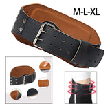 Maxbell PU Leather Weight Lifting Belt Black Training Gym Building UniversalWomen M - Aladdin Shoppers