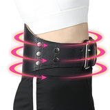 Maxbell PU Leather Weight Lifting Belt Black Training Gym Building UniversalWomen M - Aladdin Shoppers