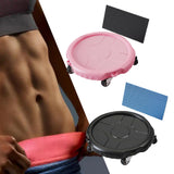 Maxbell Abdominal Trainer Roller Disc 4 Universal Wheels Body Building Home Use - Aladdin Shoppers