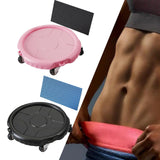 Maxbell Abdominal Trainer Roller Disc 4 Universal Wheels Body Building Home Use - Aladdin Shoppers