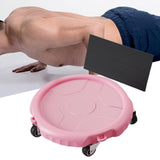 Maxbell Abdominal Trainer Roller Disc 4 Universal Wheels Body Building Home Use - Aladdin Shoppers