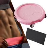 Maxbell Abdominal Trainer Roller Disc 4 Universal Wheels Body Building Home Use - Aladdin Shoppers